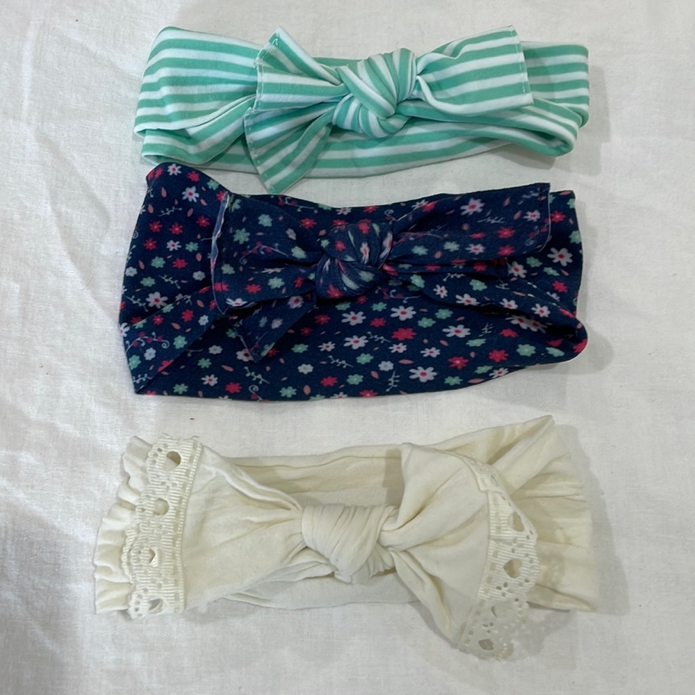 Set of 3 Baby Bling Bows